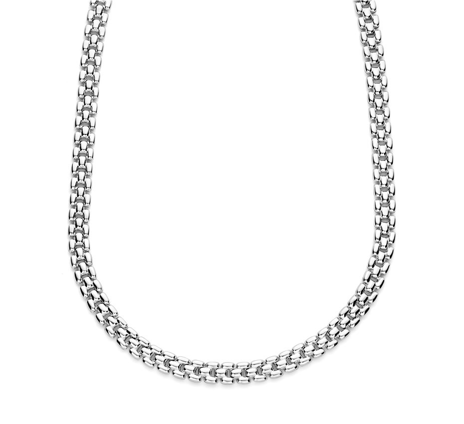 House collection 1333943 Silver Necklace Rolex 6.9 mm 43 cm