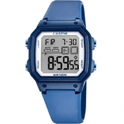 Calypso K5812/1 Watch Digital plastic-rubber blue 45 mm