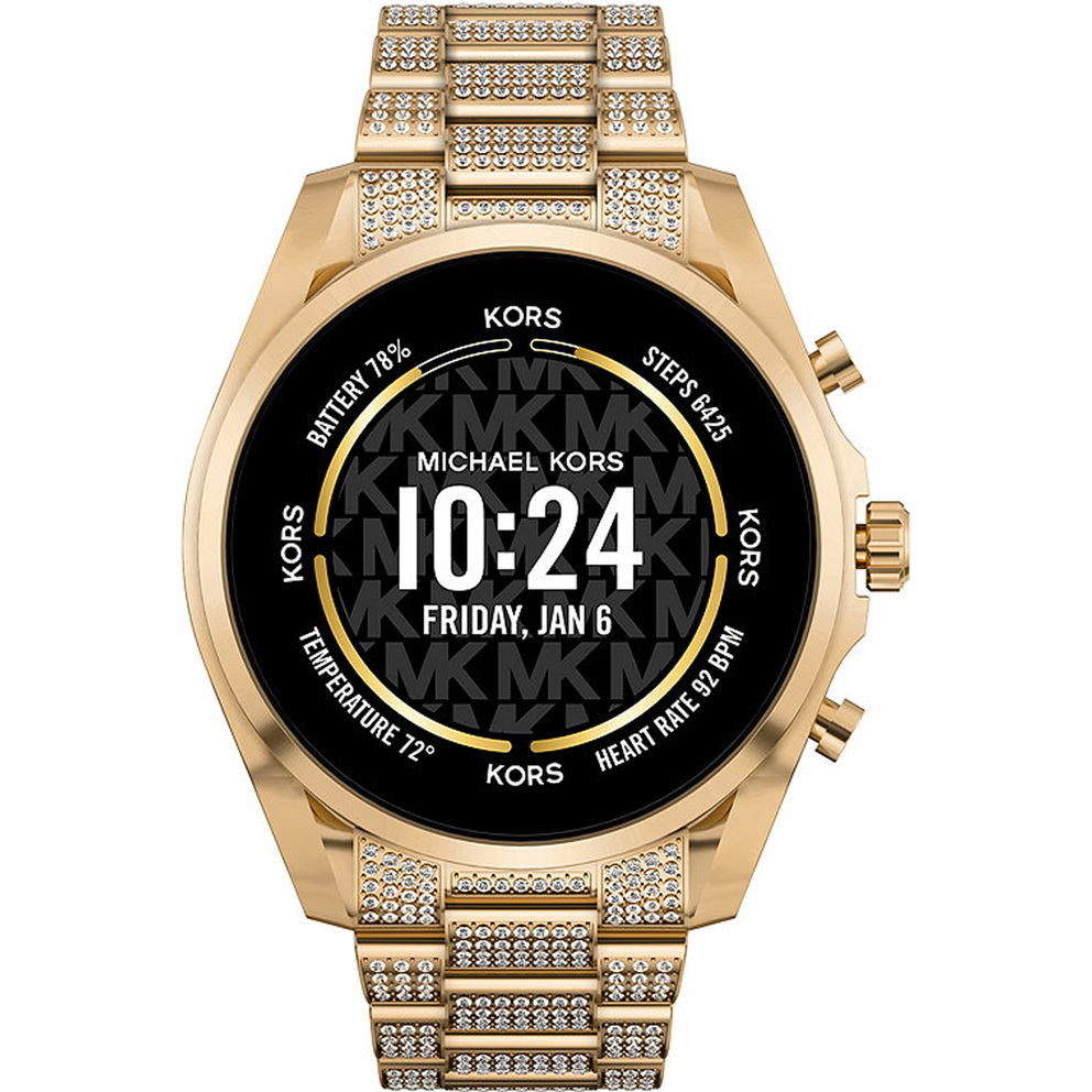 Michael Kors MKT5136 Smartwatch Gen 6 Bradshaw steel gold colored 44 mm