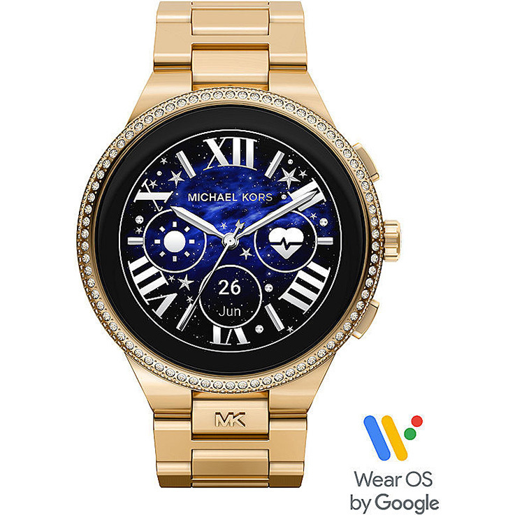 Michael Kors MKT5144 Watch Smartwatch Gen 6 Camille steel gold