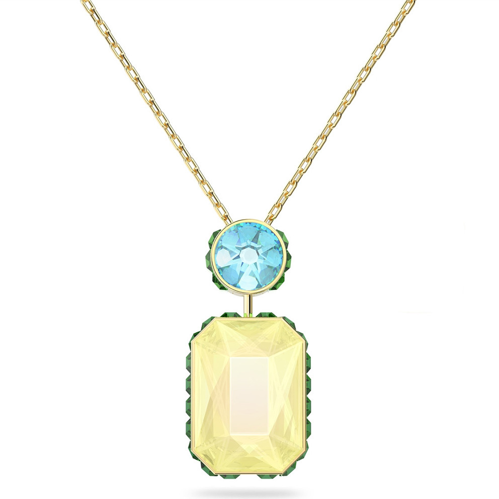 Swarovski 5640256 Necklace Orbita Octagon gold-coloured-yellow